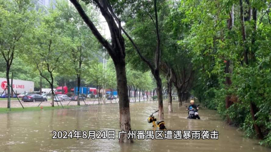 广州暴雨开车如开船